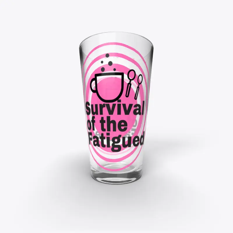 Pink Survival of the Fatigued Logo