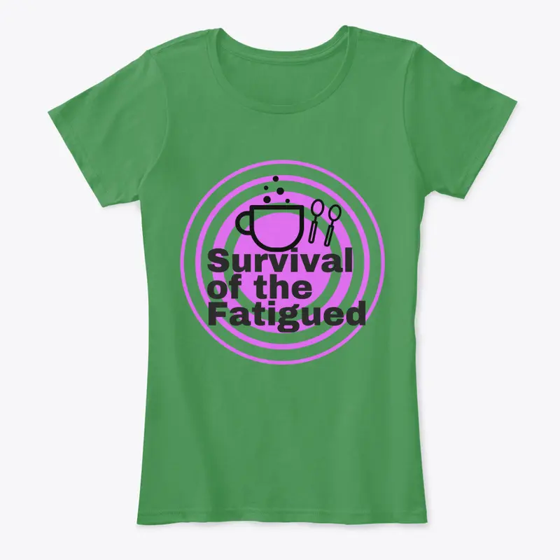 PinkPurple Survival of the Fatigued Logo