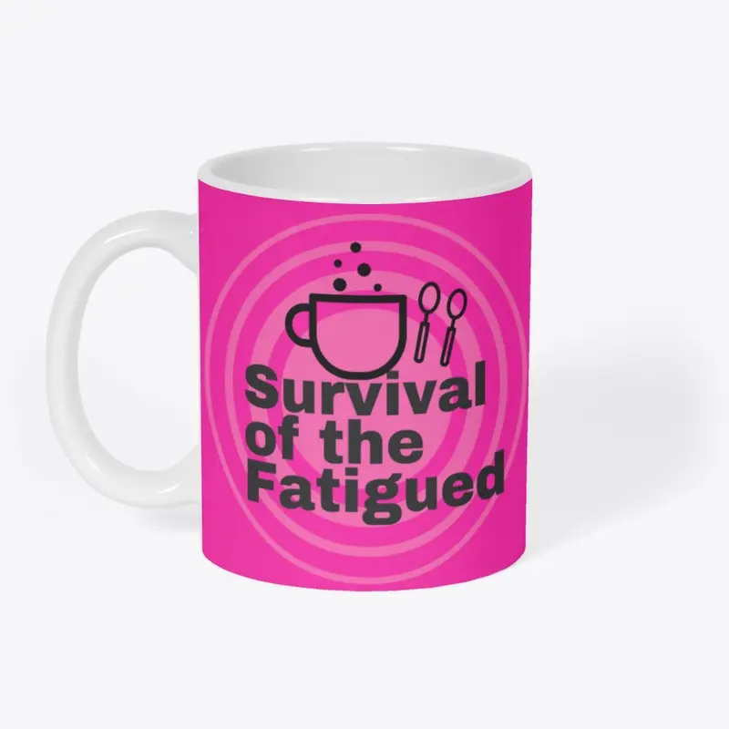 Pink Survival of the Fatigued Logo