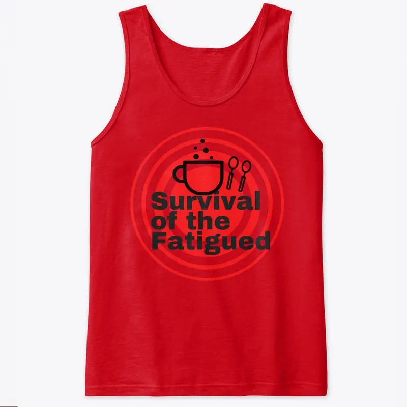 Red Survival of the Fatigued Logo